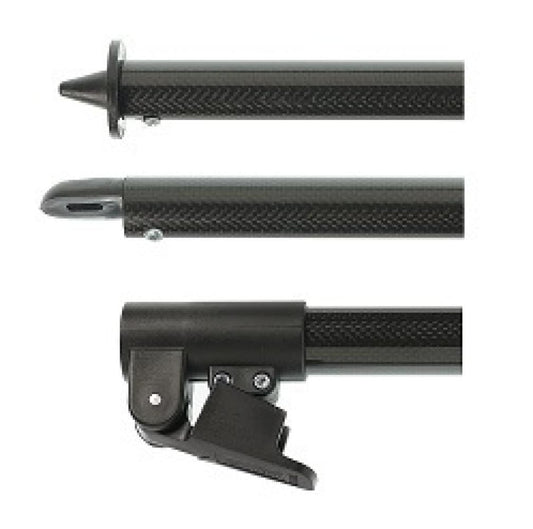 Campking Stormstok puntdop 25/22mm 180-260cm CFRP