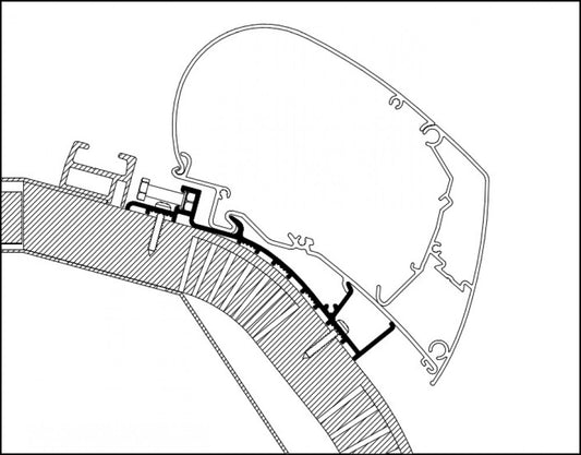 Thule Carthago C-Line Adapter >2014 450