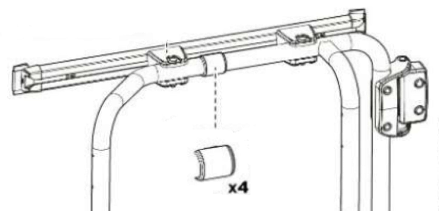 Thule VeloTrack Weld Clip 4st.