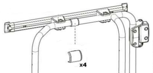 Thule VeloTrack Weld Clip 4st.