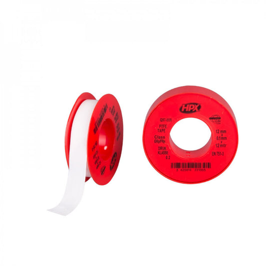 HPX PTFE Gasafdichtingstape 12mtrx12mm