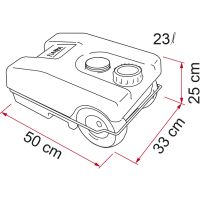 Fiamma Vuilwatertank Roll-Tank 23W