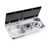 Dometic Kookplaat 2-Pits met Spoelbak Links MO9722L