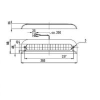 Jokon Derde Remlicht ZHBL03 32 LEDs met Console Rood/Wit