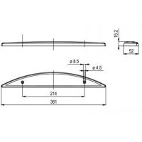 Jokon Derde Remlicht ZHBL25 11 LEDs Rood
