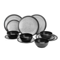 ViaMondo Melamine Servies Graniet 12-delig
