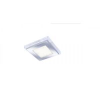Opbouwspot Square 90 1,3W 6 LED\'s chroom