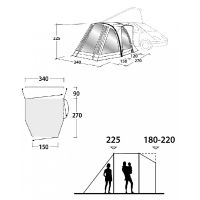 Outwell Busvoortent San Diego Freeway SA Smartair