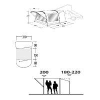 Outwell Busvoortent Darlington