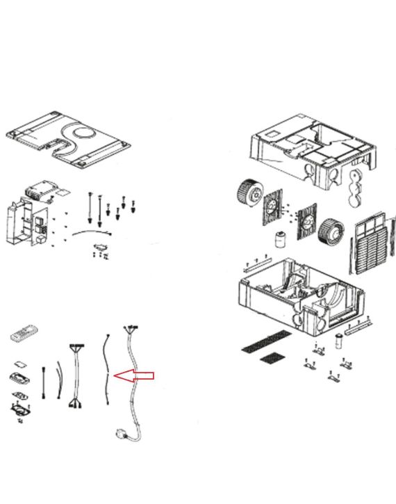 Dometic Verbindingskabel Electrisch Display FreshWell 3000