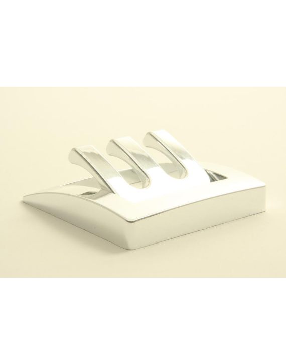 Kapstok 3-Haaks Inklapbaar Hoogglans Chroom