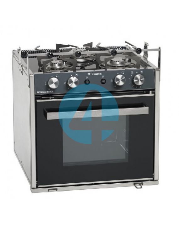 Dometic Oven m Grill & 3-Pits Kookplaat