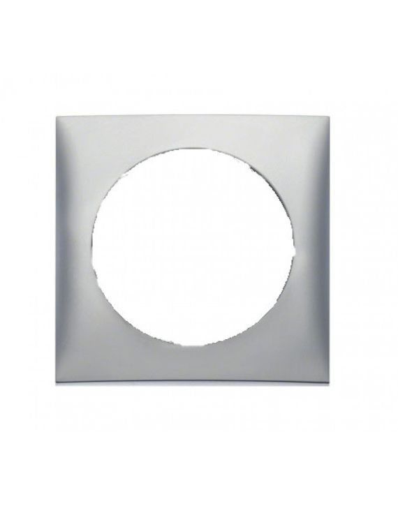 Berker Afdekraam Flow 1-Vaks Chroom Mat