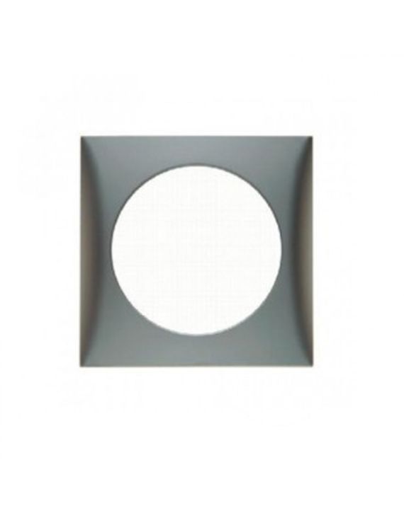 Berker Afdekraam Flow 1-Vaks Chroom Hoogglans