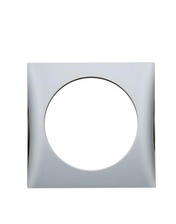 Berker Afdekraam Flow 1-Vaks Chroom Gelakt