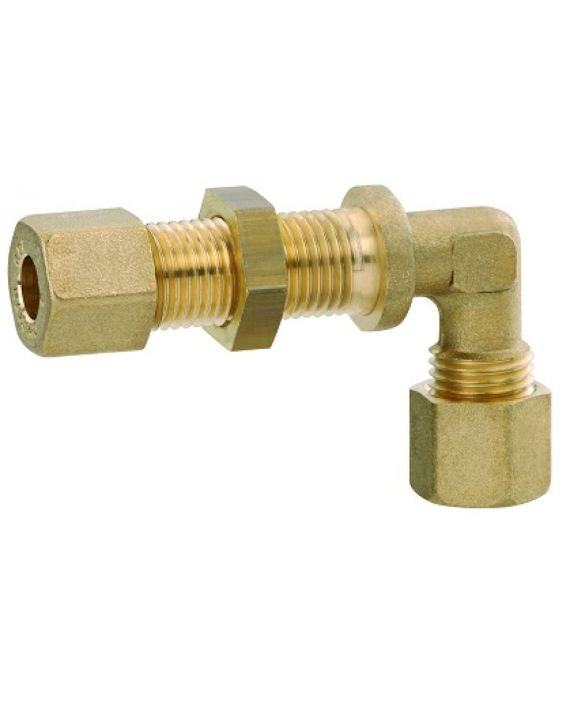 Haakse Wanddoorvoer 8x8mm