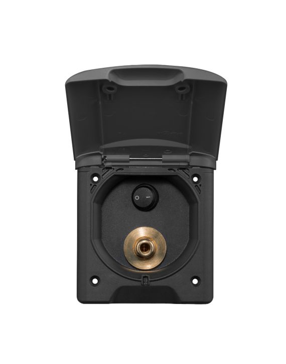 Buitendouche Aansluiting met Schakelaar Zwart