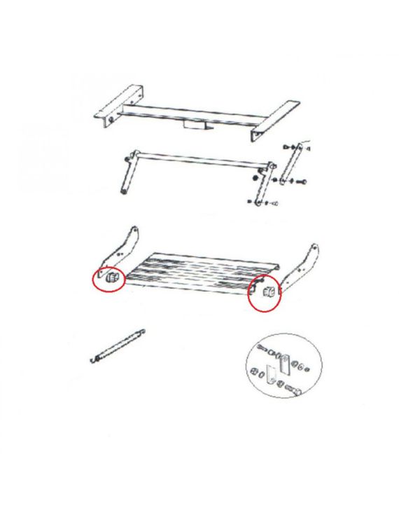 Thule Plug Footboard L+R