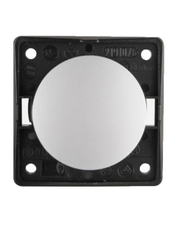 Berker Aan/Uitschakelaar Flow/Pure Inbouw Chroom Mat 230V