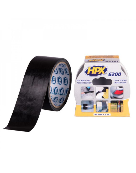HPX 6200 Reparatie Tape 48mmx5mtr Zwart