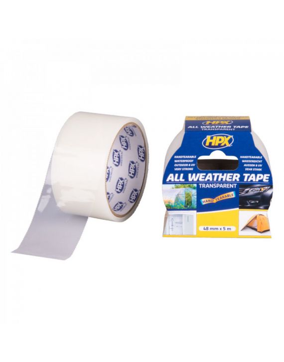 All Weather Tape Transparant 5m