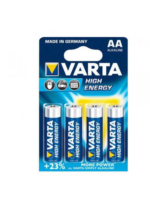Varta High Energy Alkaline Batterij AA LR06 4st.