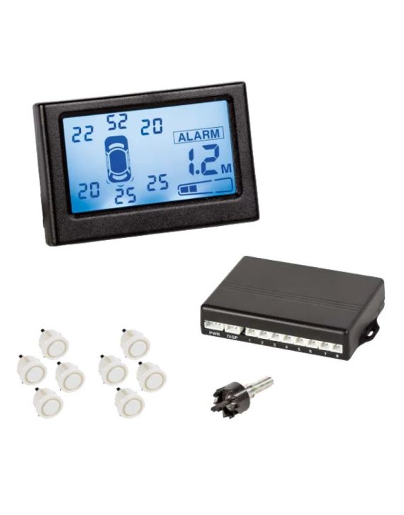 Vechline Achteruitrijsensoren Set 8 12/24V