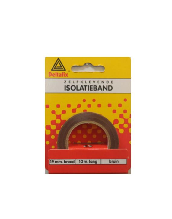 Deltafix Isolatieband Op Kaart 10mtrx19mm Bruin