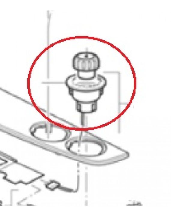 Truma Knop met Verlichting S3004/S5004