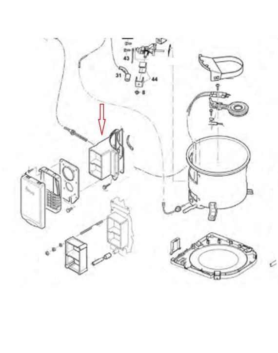 (39)Klem voor E2 en ET3.