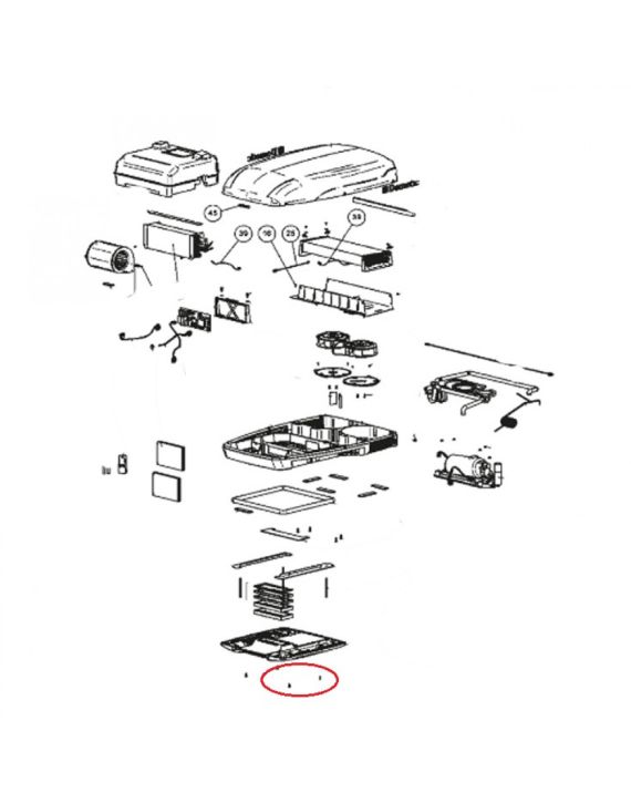 Dometic B1600 Plus Bevestigingsbout nr.53
