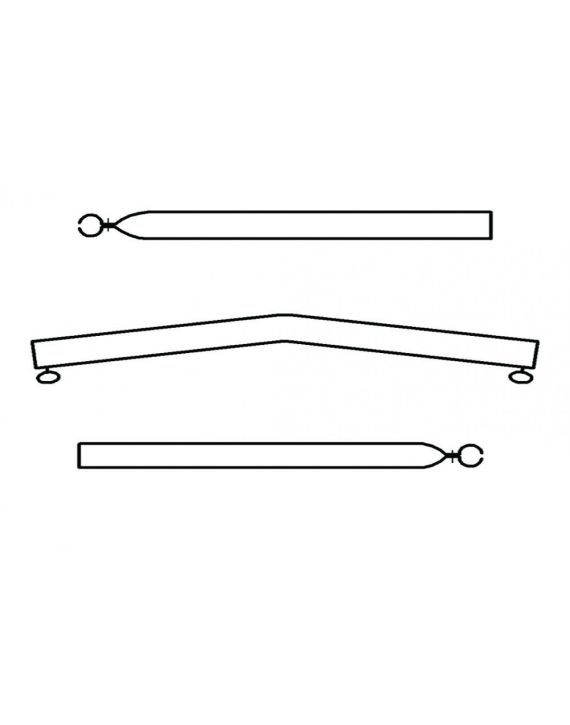 Campking Daksteun gebogen 22/19mm 170-250 Basic