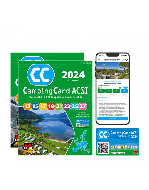 ACSI CampingCard 2024 incl. kortingskaart
